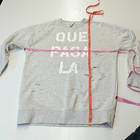 Forever 21 NWT Green Corduroy Pants and Gray Graphic Sweatshirt Size Small - Picture 15 of 16